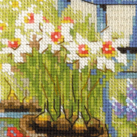 Cottage Garden. Spring - Cross Stitch Kit from RIOLIS Ref. no.:1656 - Hobby.lt 🇬🇧