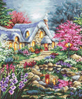 Cottage Pond SLETI915 - Cross Stitch Kit - Hobby.lt 🇬🇧