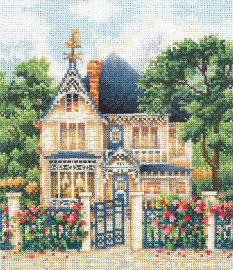 Country House SANZ - 36 - Cross Stitch Kit by Andriana - Hobby.lt 🇬🇧