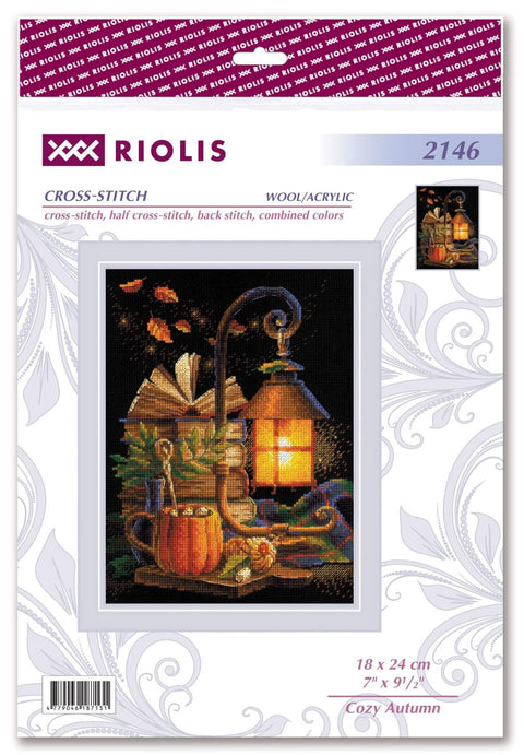 Cozy Autumn. Cross Stitch kit by RIOLIS Ref. no.: 2146