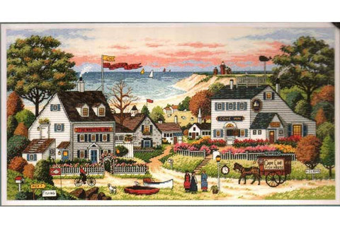 Cozy Cove (46 x 23 cm) - Cross Stitch Kit by DIMENSIONS