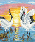 Cranes SANZH - 04 - Cross Stitch Kit by Andriana - Hobby.lt 🇬🇧