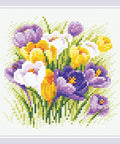 Crocuses diamond mosaic kit by RIOLIS Ref. no.: AM0060 - Hobby.lt 🇬🇧