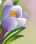 Crocuses. Satin Stitch - Cross Stitch Kit from RIOLIS Ref. no.:0065 PT - Hobby.lt 🇬🇧