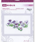 Crocuses under the Snow cross stitch kit by RIOLIS Ref. no.: 1855 - Hobby.lt 🇬🇧