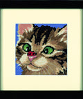 Cross - Eyed Kitty (13 x 13 cm) - Cross Stitch Kit by DIMENSIONS - Hobby.lt 🇬🇧