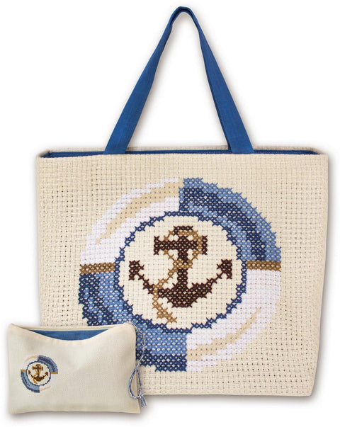 Cross Stitch Hand Bag SBAG003 - Cross Stitch Kit by Luca - s - Hobby.lt 🇬🇧