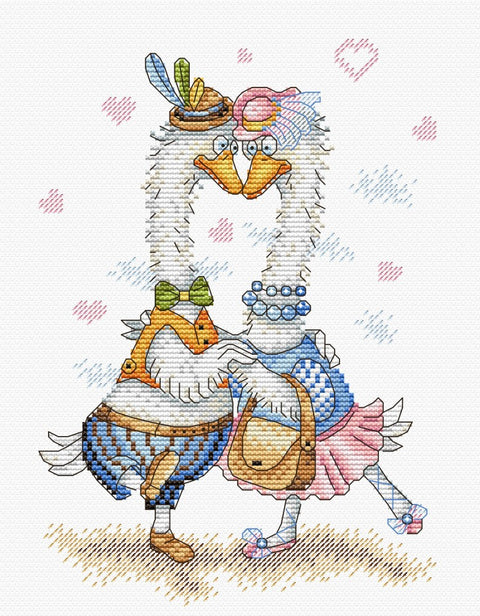 Cross Stitch Kit 2 Ducks SM-207