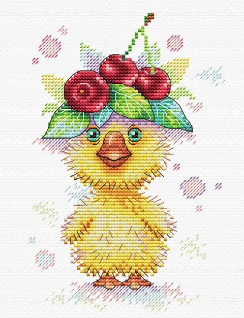 Cross Stitch Kit Adventurous Cherry SM-221