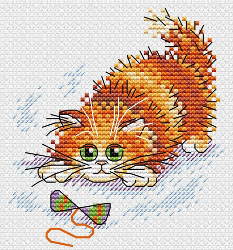 Cross Stitch Kit Adventurous Ginger SM - 227 - Hobby.lt 🇬🇧