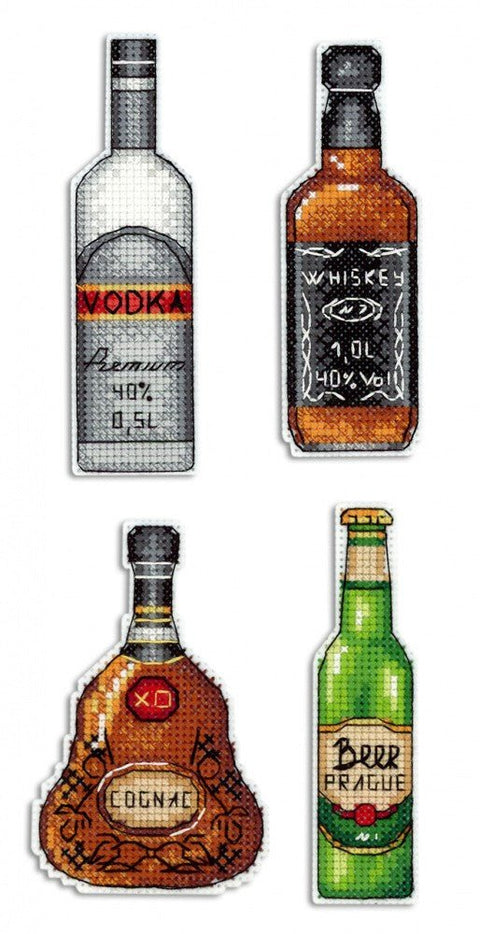 Cross Stitch Kit Aperitifs - Magnets SR - 315 - Hobby.lt 🇬🇧