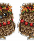 Cross Stitch Kit Autumn Owlet SR - 342 - Hobby.lt 🇬🇧