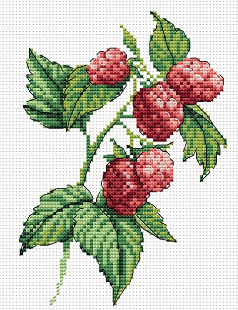 Cross Stitch Kit Branch of Berries SM-083