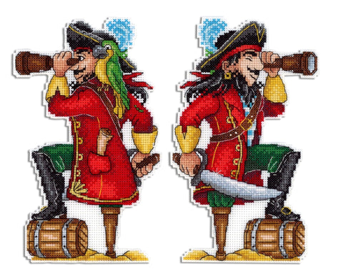 Cross Stitch Kit Brave Pirate SR - 450 - Hobby.lt 🇬🇧