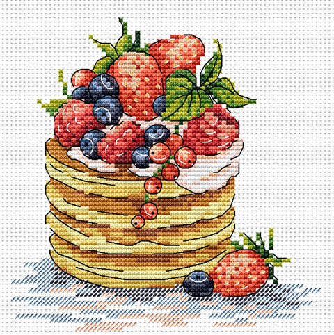 Cross Stitch Kit Breakfast Time SM-088