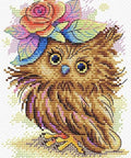 Cross Stitch Kit Charming Owl SM - 396 - Hobby.lt 🇬🇧