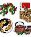 Cross Stitch Kit China - Magnets SR - 335 - Hobby.lt 🇬🇧