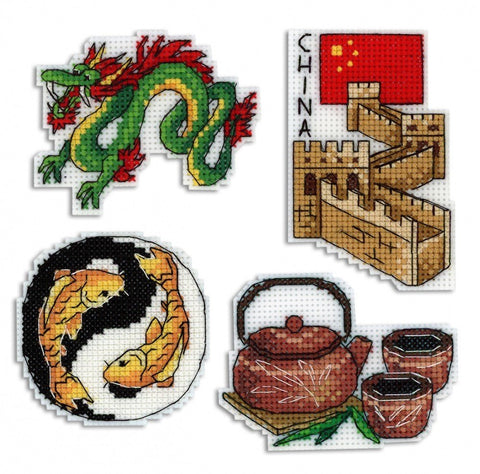 Cross Stitch Kit China - Magnets SR - 335 - Hobby.lt 🇬🇧