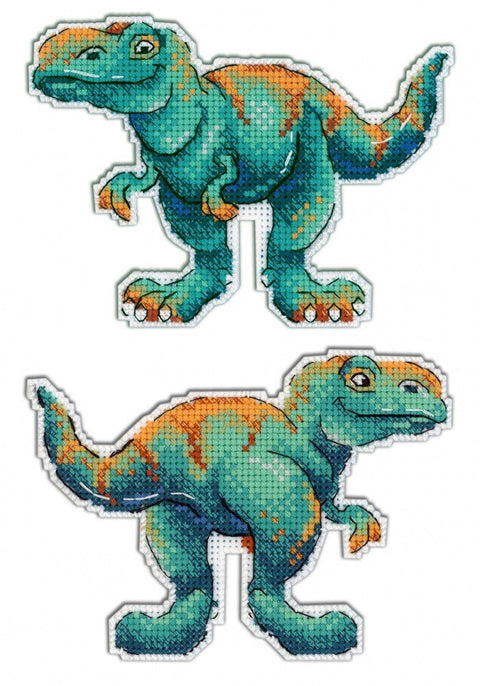 Cross Stitch Kit Dinosaurs - Tyrannosaurus SR - 271 - Hobby.lt 🇬🇧