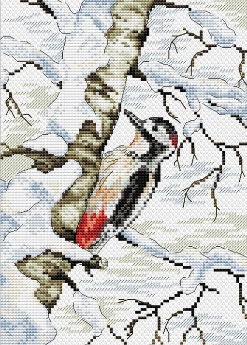 Cross Stitch Kit (Discontinued) Woodpecker SM - 099 - Hobby.lt 🇬🇧