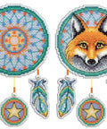 Cross Stitch Kit Dream Catcher - Fox SR - 302 - Hobby.lt 🇬🇧