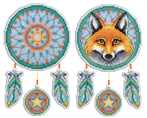 Cross Stitch Kit Dream Catcher - Fox SR-302