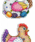 Cross Stitch Kit Easter Hen SR - 410 - Hobby.lt 🇬🇧