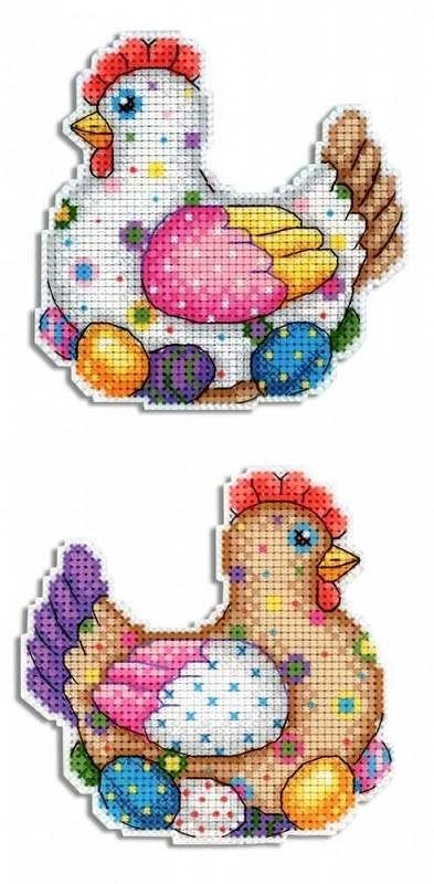 Cross Stitch Kit Easter Hen SR - 410 - Hobby.lt 🇬🇧