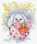 Cross Stitch Kit Easter Rabbit SM - 225 - Hobby.lt 🇬🇧