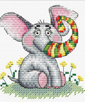 Cross Stitch Kit Elephant SM - 178 - Hobby.lt 🇬🇧
