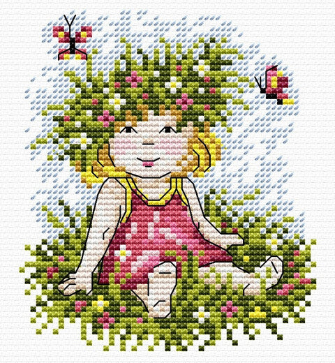 Cross Stitch Kit Enchantment Herself SM-007