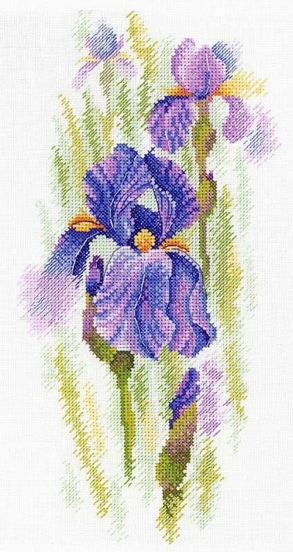 Cross Stitch Kit Ethereal Iris SA - 020 - Hobby.lt 🇬🇧