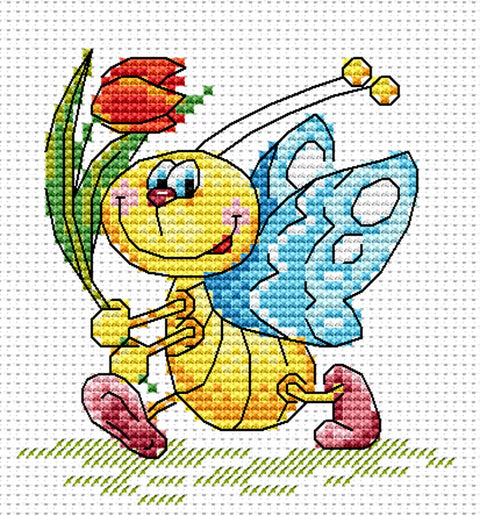 Cross Stitch Kit Festive Mood SM-086