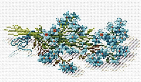 Cross Stitch Kit Flower Beauty SM - 118 - Hobby.lt 🇬🇧