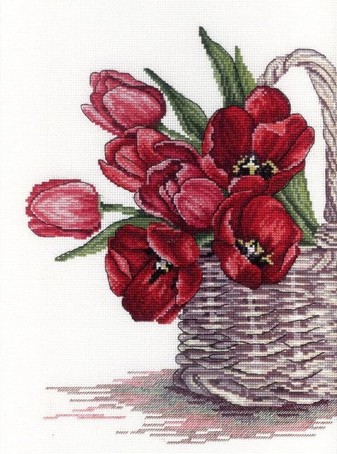 Cross Stitch Kit Flower Happiness SNV-520