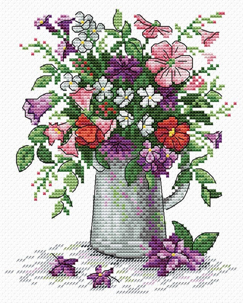 Cross Stitch Kit Flower Lightness SM - 075 - Hobby.lt 🇬🇧