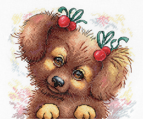 Cross Stitch Kit Fluffy Beauty SA-014