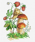 Cross Stitch Kit Forest Snail SM - 100 - Hobby.lt 🇬🇧