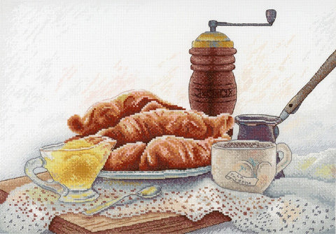 Cross Stitch Kit French Breakfast SNV - 655 - Hobby.lt 🇬🇧