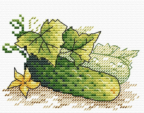 Cross Stitch Kit Fresh from the Garden SM-434