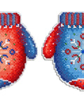 Cross Stitch Kit Frosty Mitten SR - 457 - Hobby.lt 🇬🇧