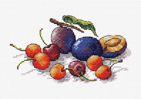 Cross Stitch Kit Fruits SM - 213 - Hobby.lt 🇬🇧