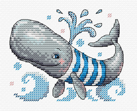 Cross Stitch Kit Funny Swimmer SM-352