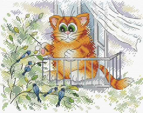 Cross Stitch Kit Ginger Conductor SM-361