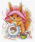 Cross Stitch Kit Ginger Embroideress SM - 286 - Hobby.lt 🇬🇧