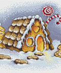 Cross Stitch Kit Gingerbread House SM - 192 - Hobby.lt 🇬🇧