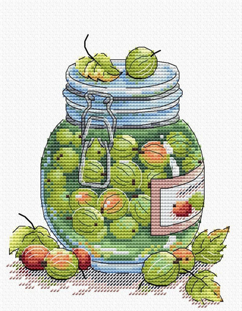 Cross Stitch Kit Gooseberry SM - 205 - Hobby.lt 🇬🇧