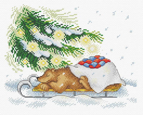 Cross Stitch Kit Holiday Retreat SM-326