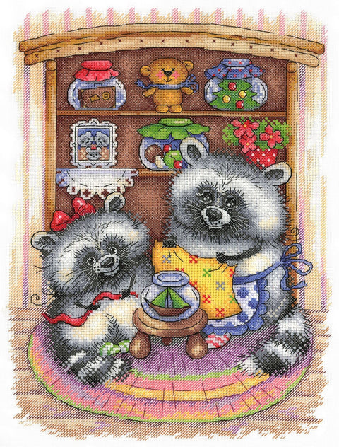 Cross Stitch Kit Homemade Pickles SA-012