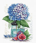 Cross Stitch Kit Hydrangea SM - 138 - Hobby.lt 🇬🇧